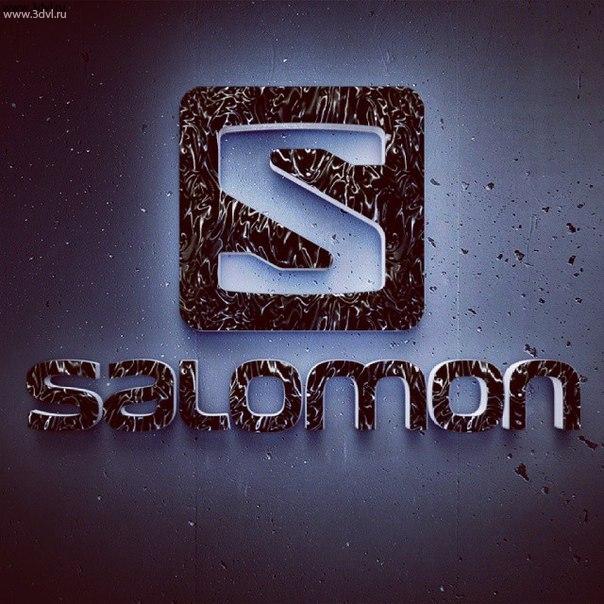 Логотип Компании Salomon с использованием 3д пленки 3DVL #лого #логотип #Salomon #сноуборд #бренд