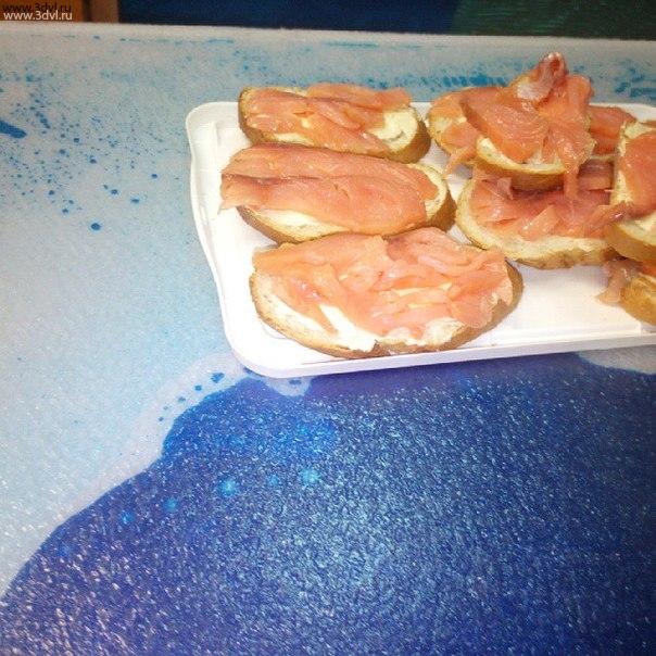 Воскресный завтрак, ничего себе так вроде рыбка. #завтрак